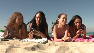 Beach orgy