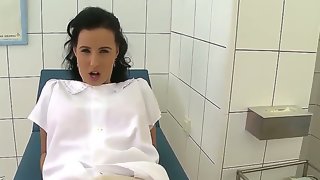 This fascinating nurse with cool fresh parts of..