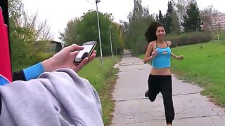 For this frisky girl paula jogging is not only a..